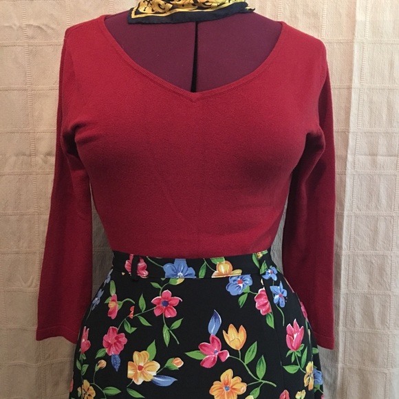 Fundamental Things Mid-calf Floral Print Skirt - Picture 2 of 4